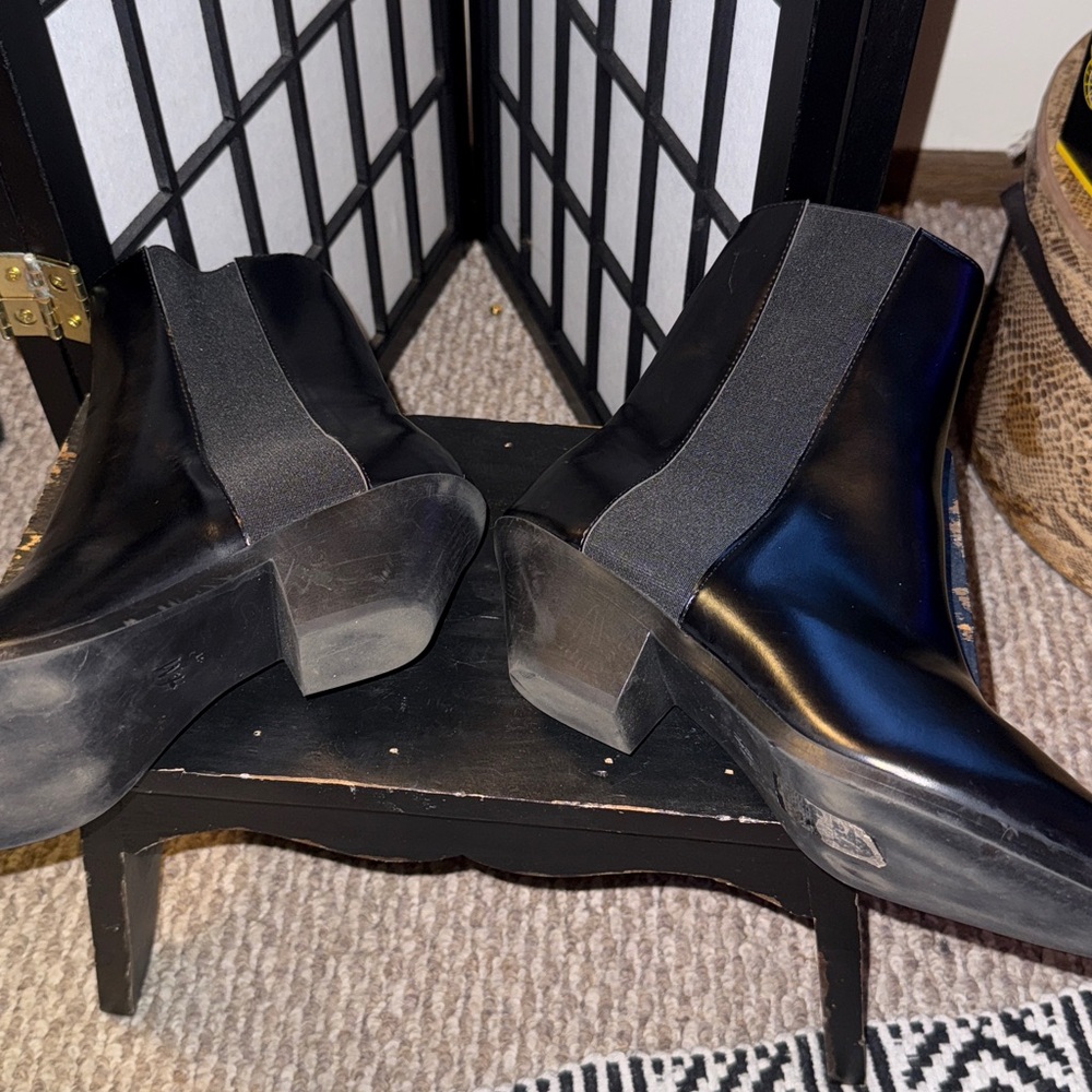 H&M Black Ankle Boots - Picture 6 of 7